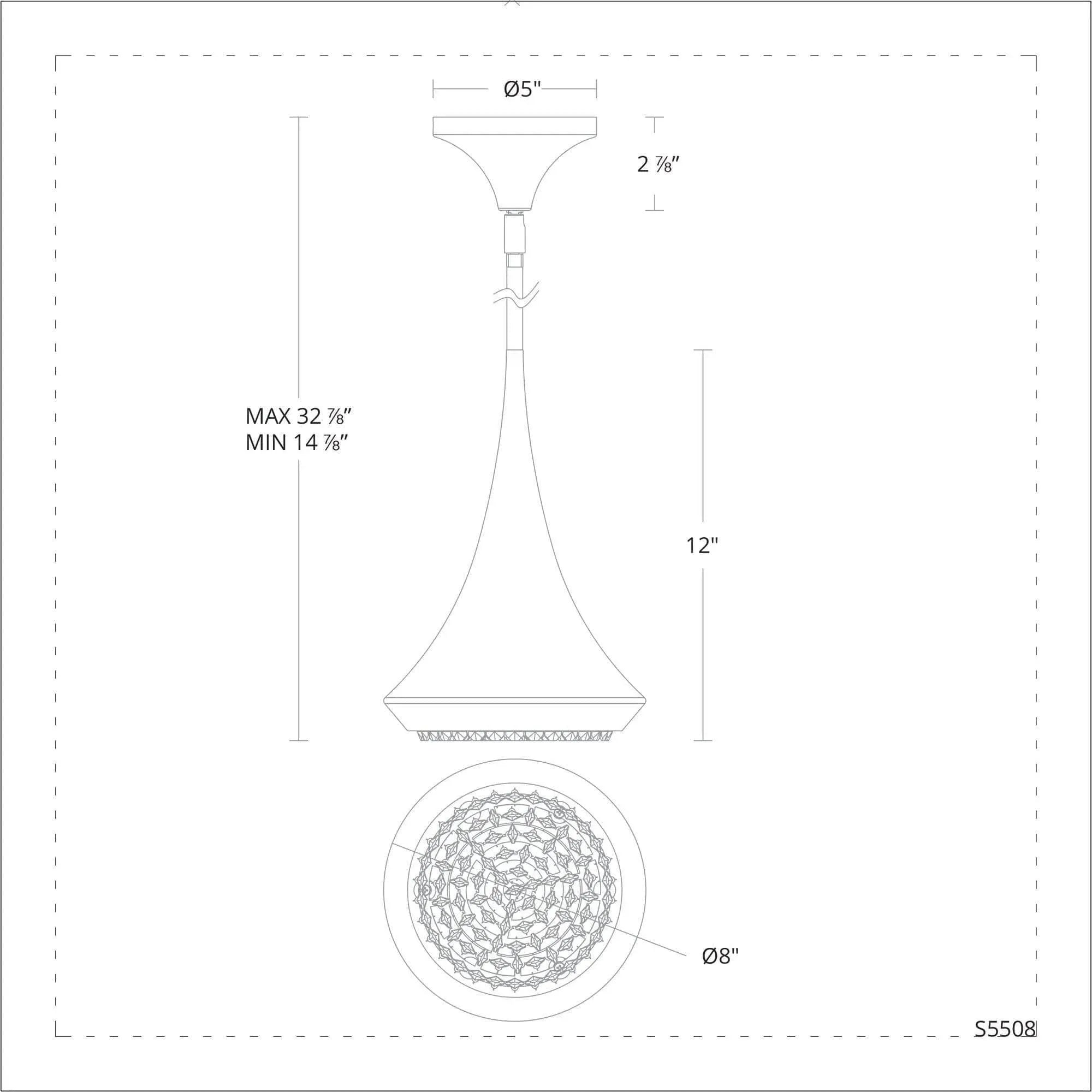 Schonbek Signature - Verita Pendant - S5508-18O | Montreal Lighting & Hardware