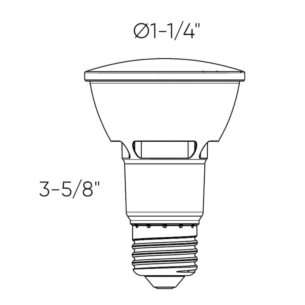 Dals Lighting - Smart PAR20 RGB+CCT Light Bulb - SM-BLBPAR20 | Montreal Lighting & Hardware
