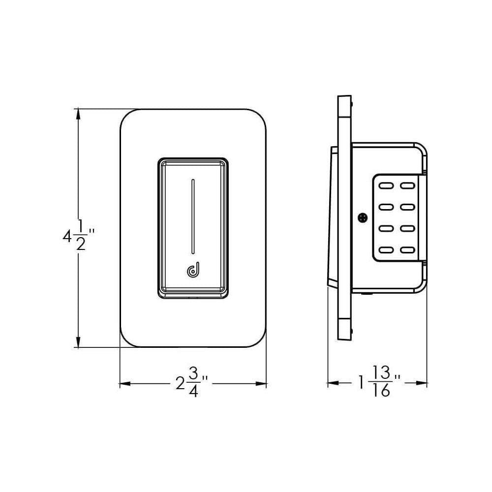 Dals Lighting - Smart Dimmer Switch - SM-DIMSW | Montreal Lighting & Hardware