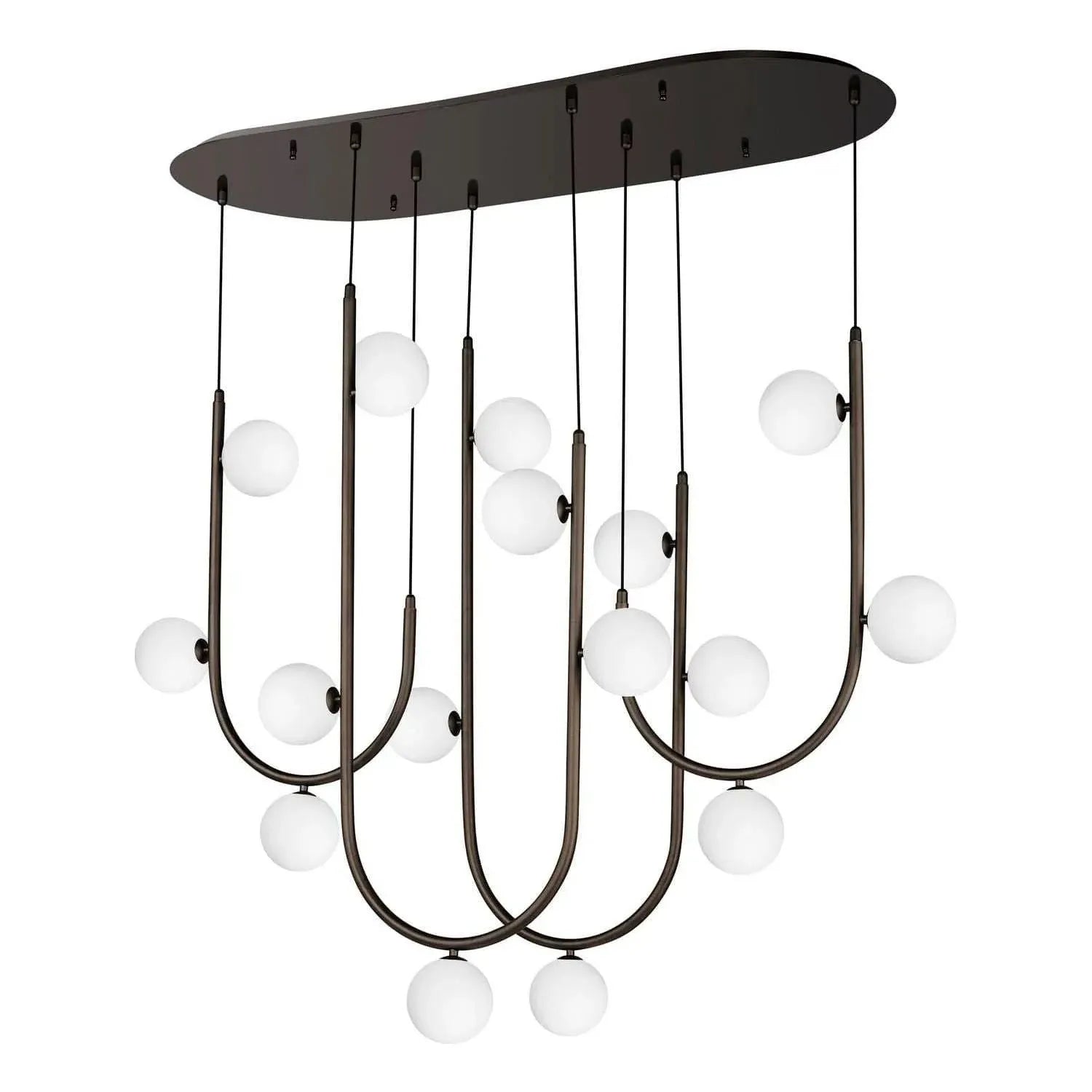 Studio M Lighting - Contour Cord LED Linear Pendant - SM24916BBZ | Montreal Lighting & Hardware