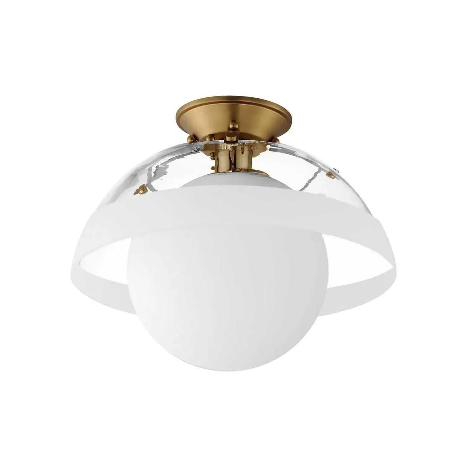 Studio M Lighting - Domain LED Semi Flush Mount - SM31009CLBC | Montreal Lighting & Hardware