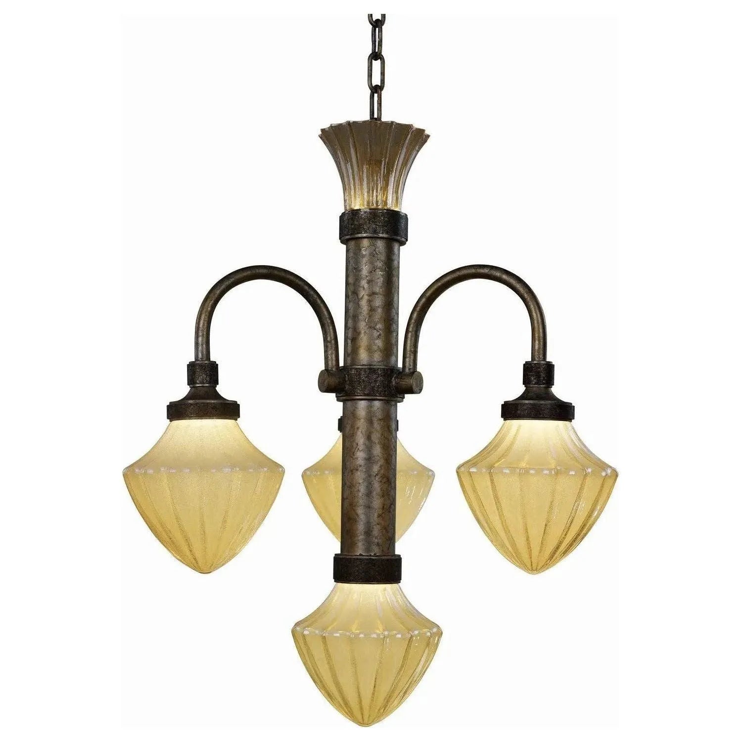 Studio M Lighting - Wilshire LED Chandelier - SM23434TGAG | Montreal Lighting & Hardware