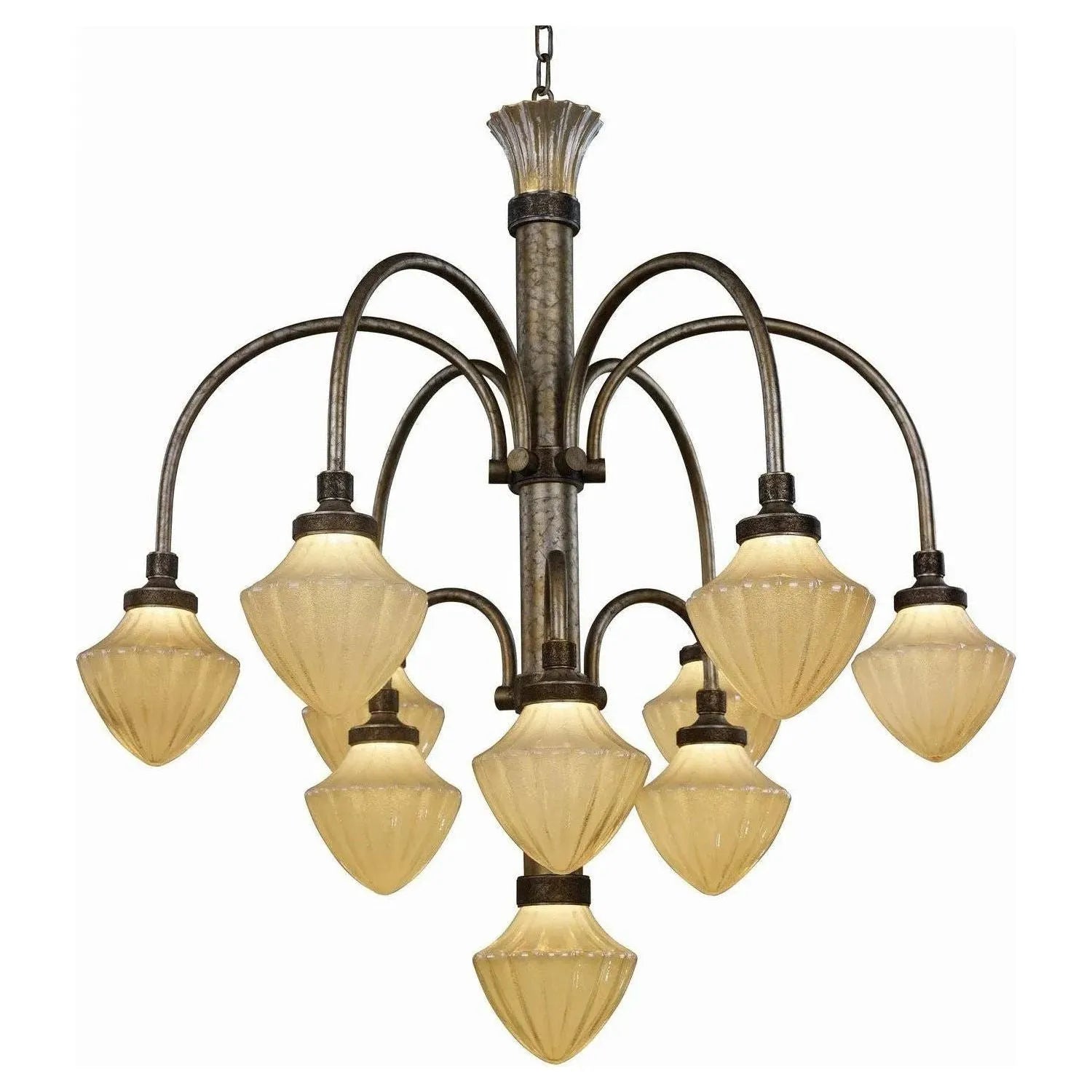 Studio M Lighting - Wilshire LED Chandelier - SM23434TGAG | Montreal Lighting & Hardware