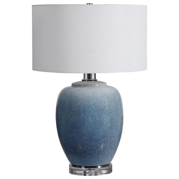 Eaux bleues une lumière Lampe de table