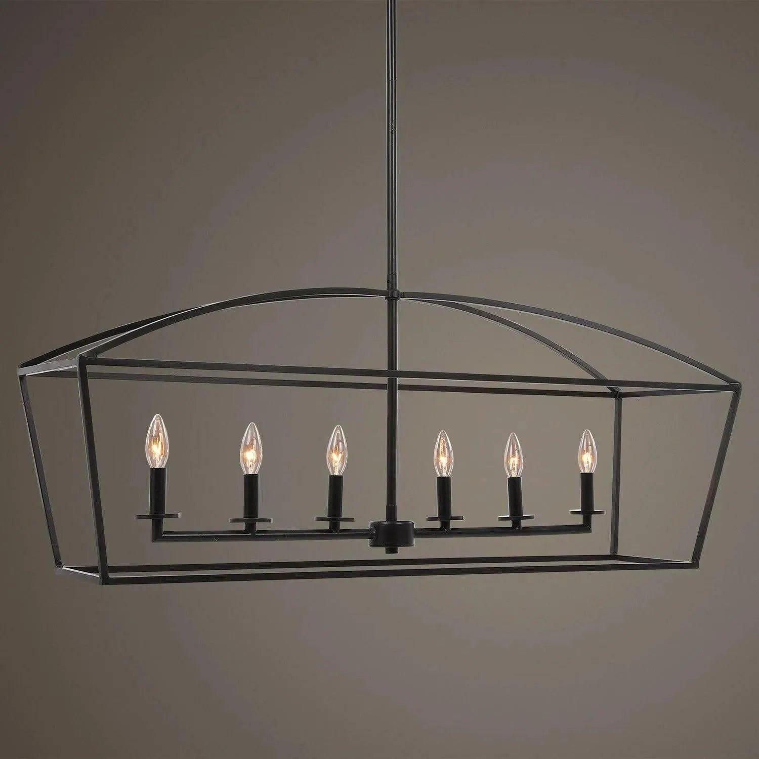 The Uttermost - Clayton Six Light Linear Chandelier - 21348 | Montreal Lighting & Hardware