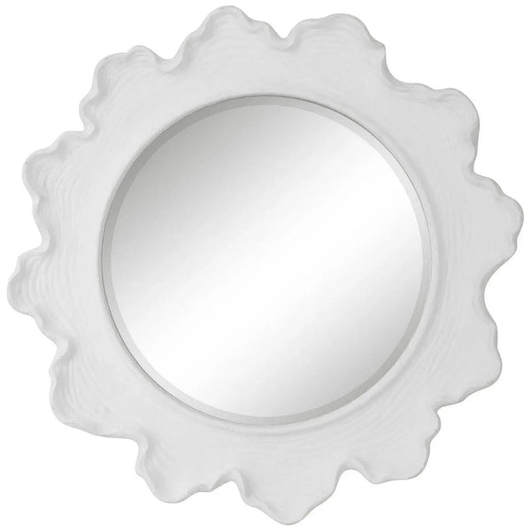 Sea Round Coral Mirror