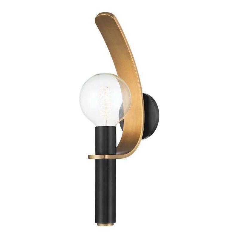 Troy Lighting - Bishop Wall Sconce - B6091-PBR/SBK | Montreal Lighting & Hardware