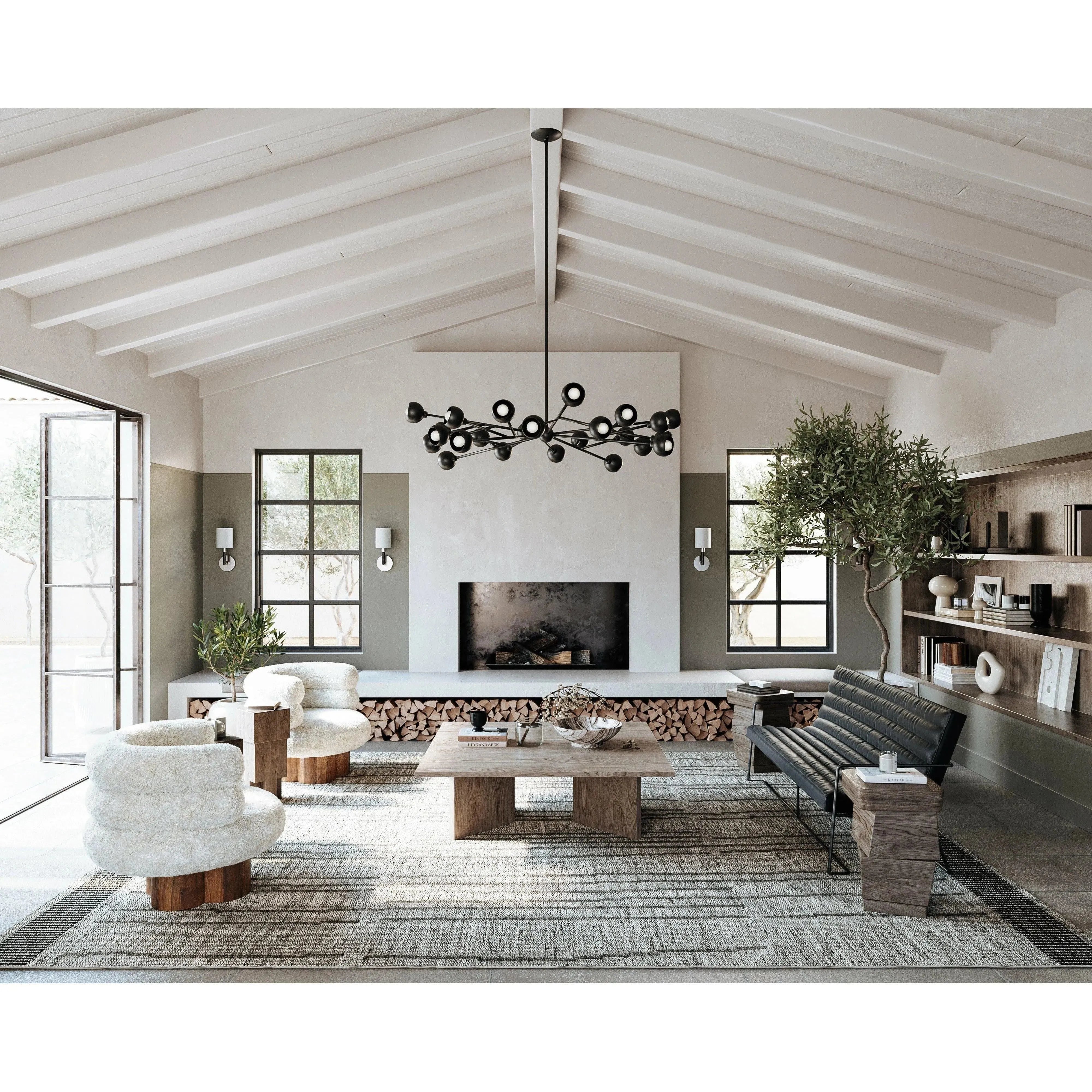 Troy Lighting - Colt Chandelier - F7412-SBK | Montreal Lighting & Hardware