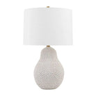 Troy Lighting - Crater Table Lamp - PTL2525-PBR/CSD | Montreal Lighting & Hardware
