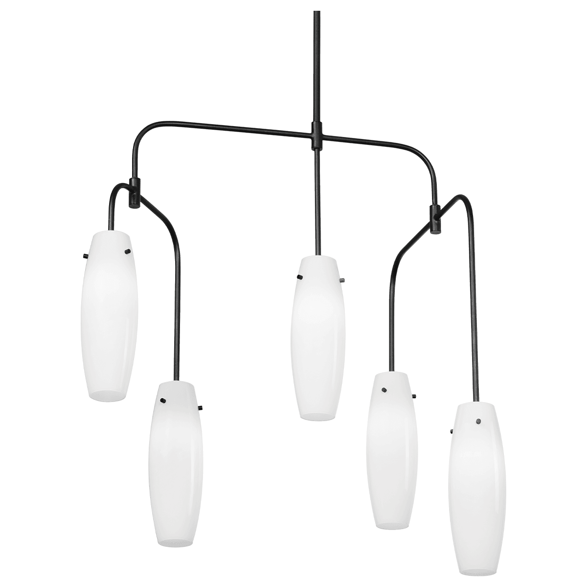 Troy Lighting - Cyan Chandelier - F1052-SBK | Montreal Lighting & Hardware