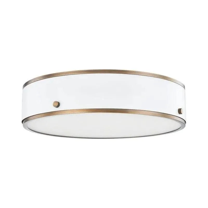 Troy Lighting - Eli LED Flush Mount - C8316-PBR/SWH | Montreal Lighting & Hardware