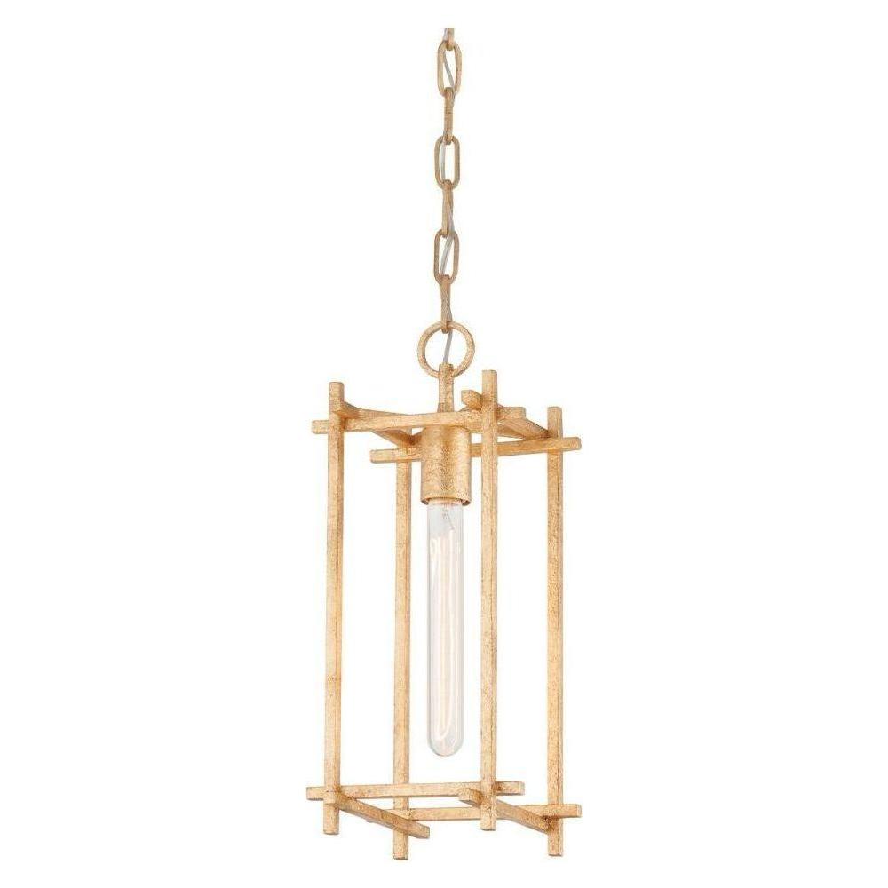 Troy Lighting - Huck Mini Lantern - F1093-BI | Montreal Lighting & Hardware