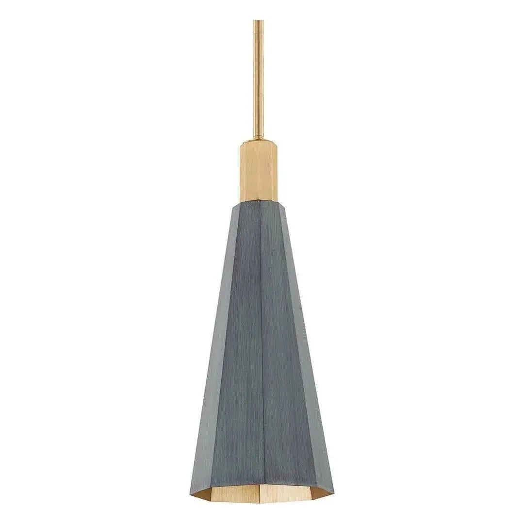 Troy Lighting - Huntley Pendant - F8308-PBR/VER | Montreal Lighting & Hardware