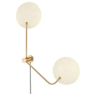 Troy Lighting - Leif Wall Sconce - PTL8141-PBR/SSD | Montreal Lighting & Hardware