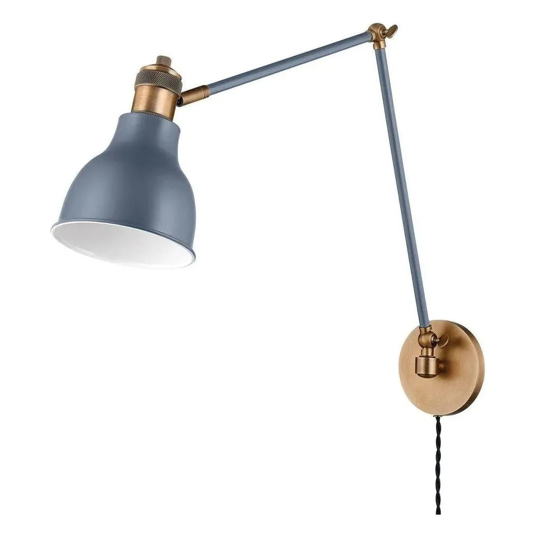 Troy Lighting - Makin Wall Sconce - PTL1210-PBR/SBL | Montreal Lighting & Hardware