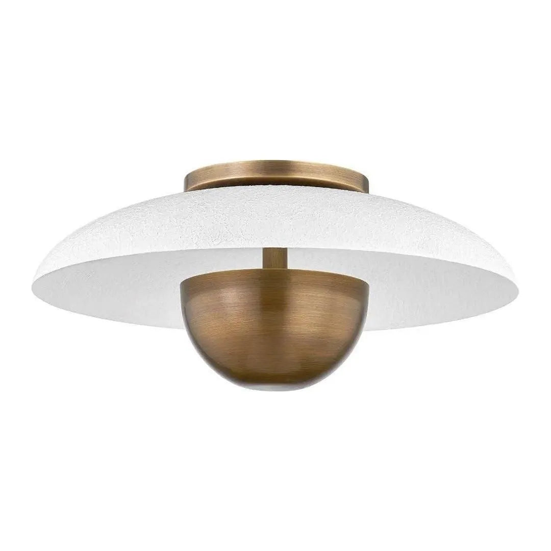Troy Lighting - Noah LED Flush Mount - C1814-PBR/GSW | Montreal Lighting & Hardware