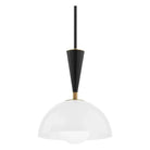 Troy Lighting - Payson Pendant - F1512-PBR/SBK | Montreal Lighting & Hardware