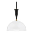 Troy Lighting - Payson Pendant - F1516-PBR/SBK | Montreal Lighting & Hardware