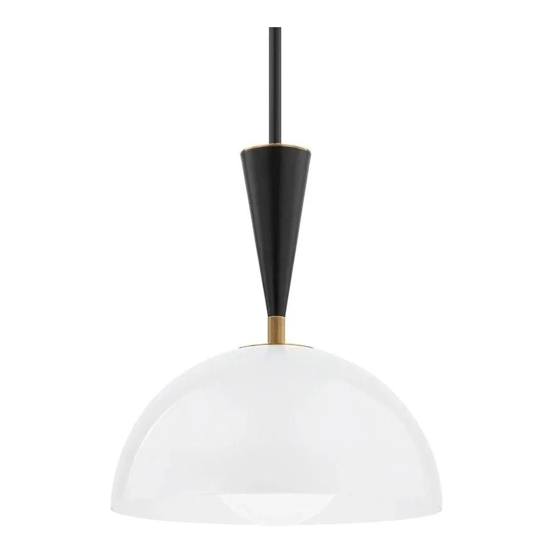 Troy Lighting - Payson Pendant - F1512-PBR/SBK | Montreal Lighting & Hardware
