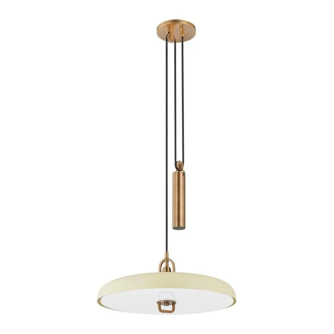 Troy Lighting - Plummet LED Pendant - F1618-PBR/SBK | Montreal Lighting & Hardware