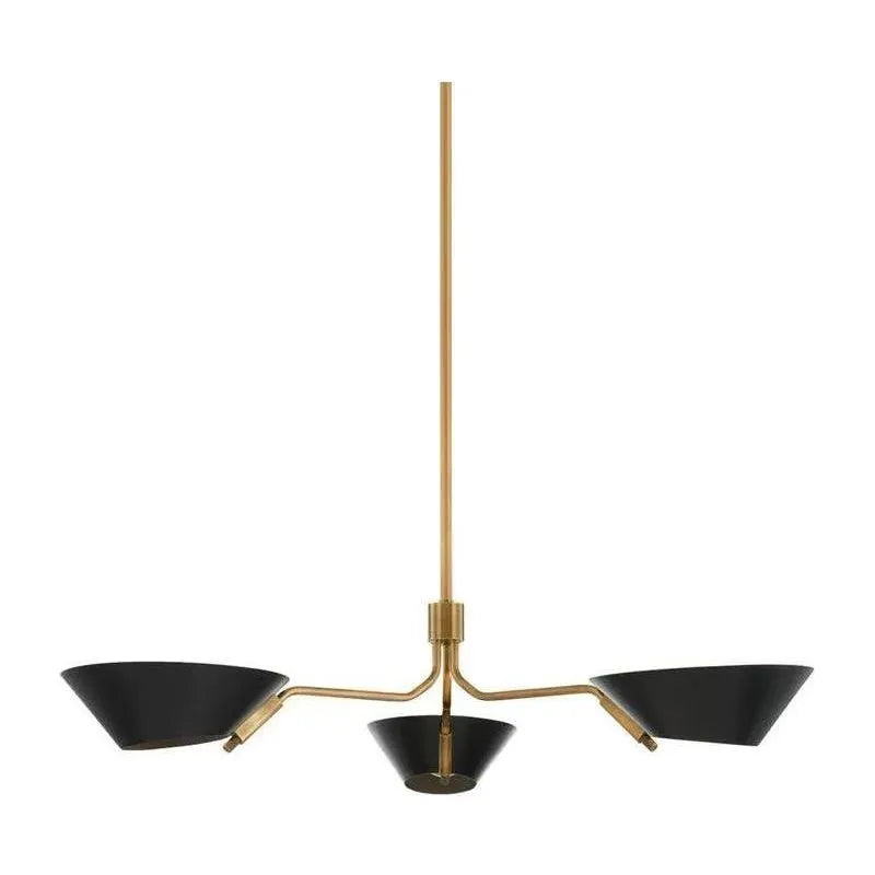 Troy Lighting - Sacramento Chandelier - F8143-PBR/SBK | Montreal Lighting & Hardware