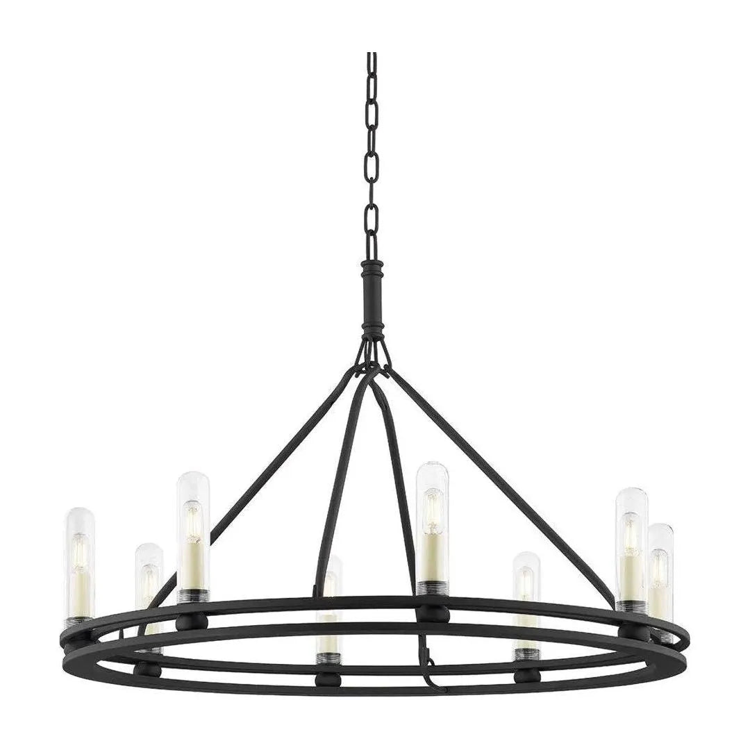 Troy Lighting - Sutton Exterior Chandelier - F6233-TBK | Montreal Lighting & Hardware