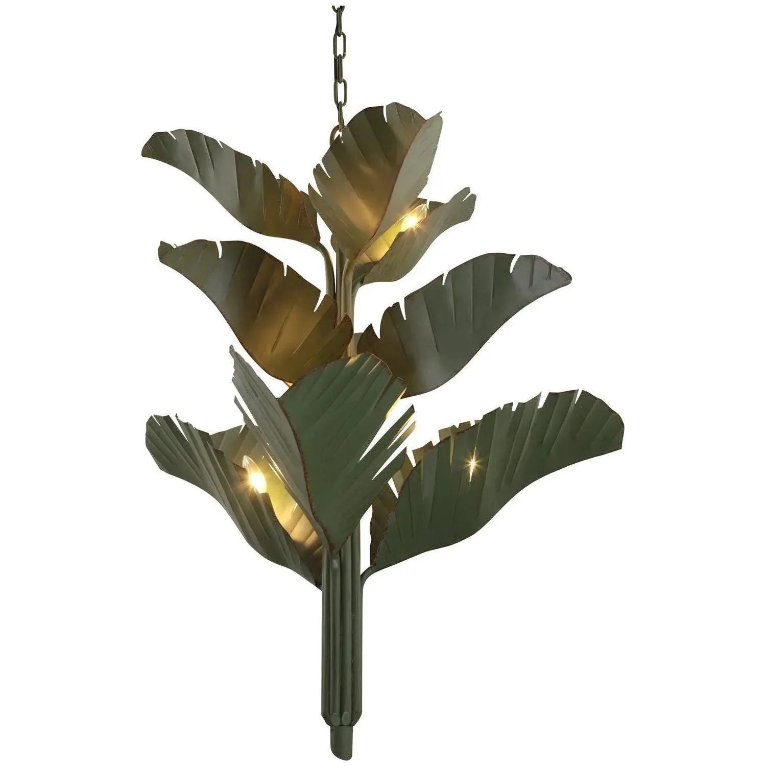 Varaluz - Banana Leaf Chandelier - 901C09 | Montreal Lighting & Hardware