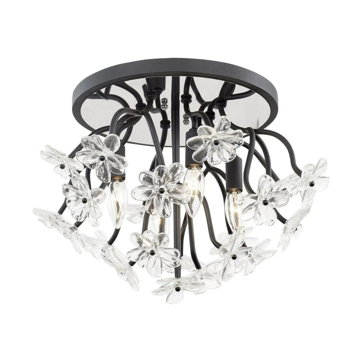Varaluz - Wildflower Semi-Flush Mount - 378S04GDAR | Montreal Lighting & Hardware