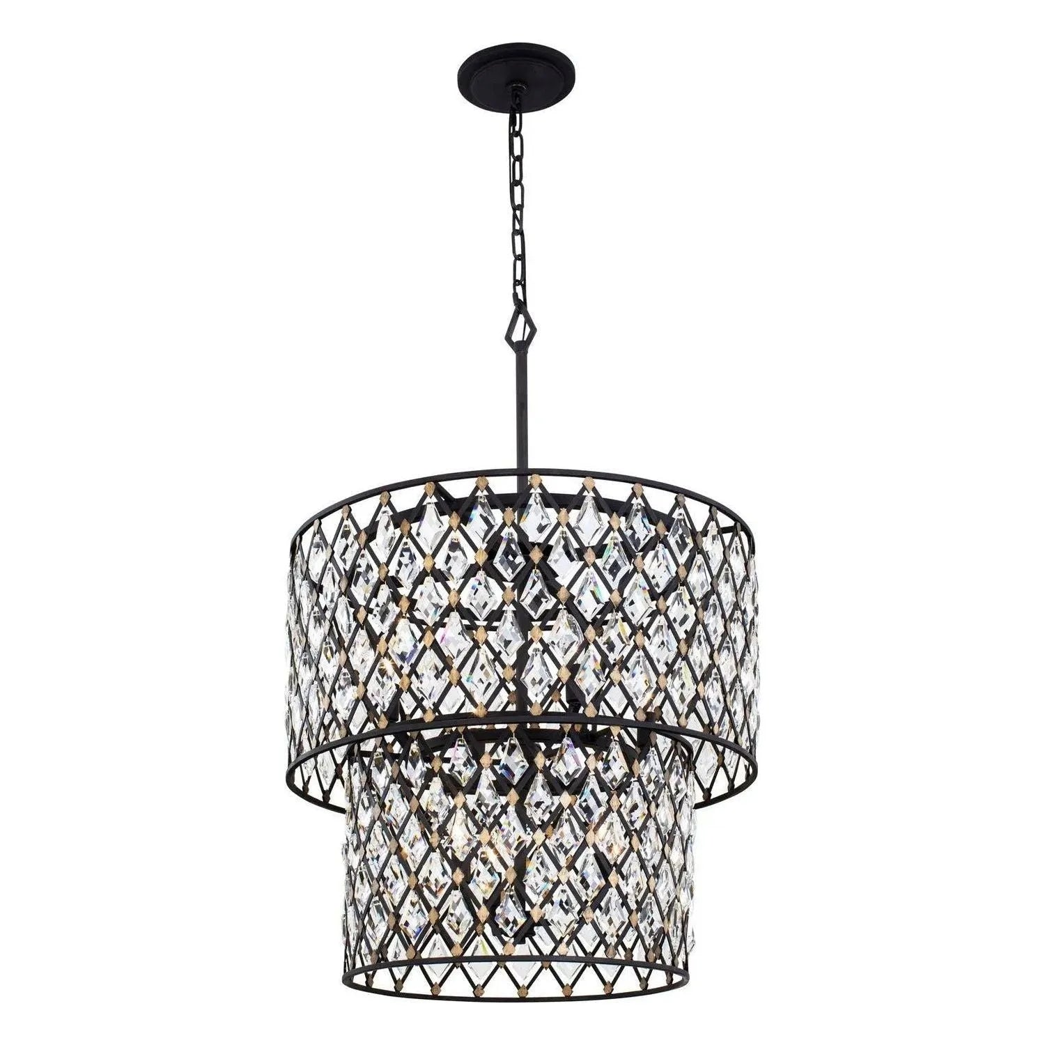 Varaluz - Windsor Chandelier - 345C07CBHG | Montreal Lighting & Hardware
