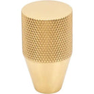 Vesta Fine Hardware - Beliza Conical Knurled Knob - V7405PB | Montreal Lighting & Hardware