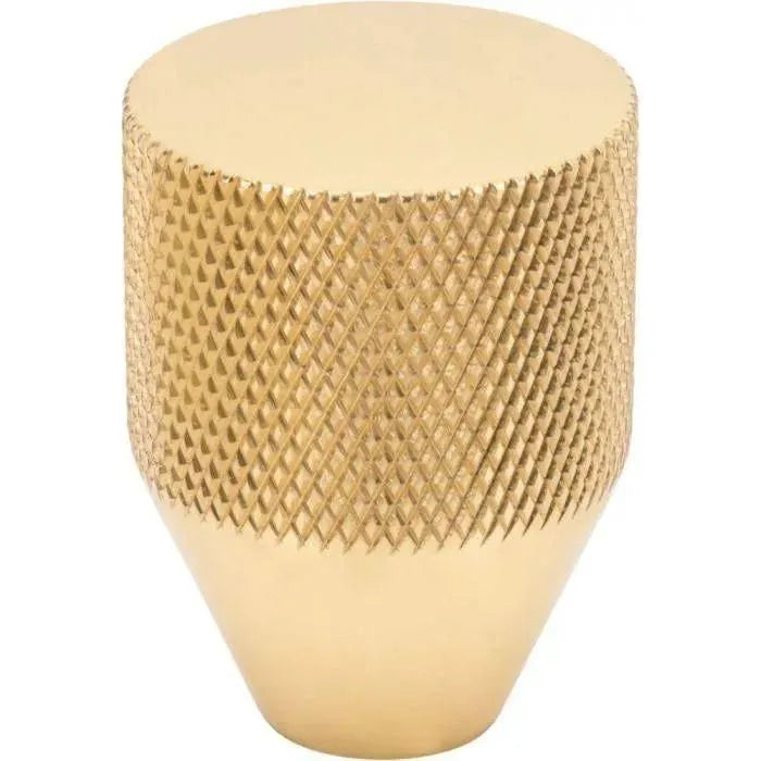Vesta Fine Hardware - Beliza Conical Knurled Knob - V7407PB | Montreal Lighting & Hardware