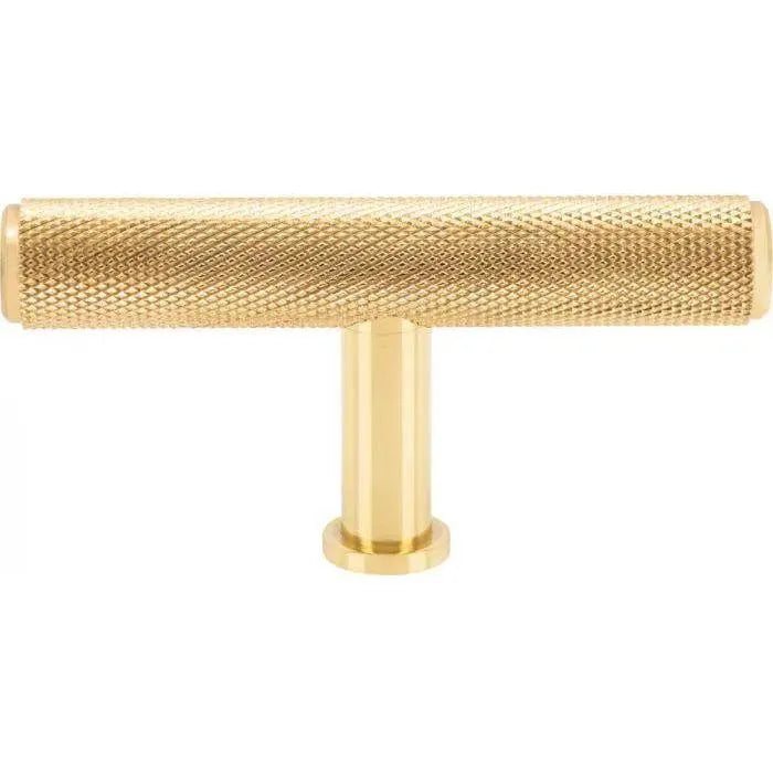 Vesta Fine Hardware - Beliza Knurled T Knob - V7408PB | Montreal Lighting & Hardware
