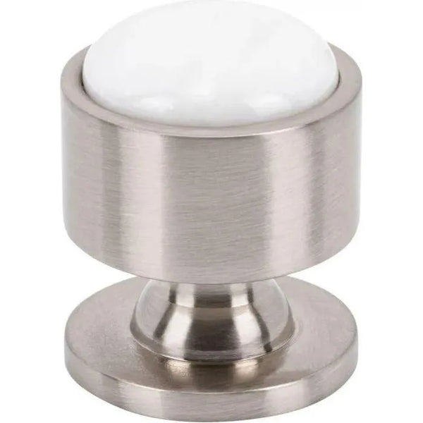 Bouton Firesky Carrare Blanc
