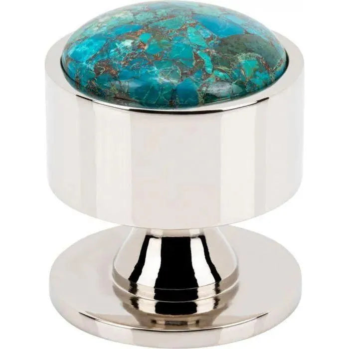 Vesta Fine Hardware - Firesky Mohave Blue Knob - V7555PN | Montreal Lighting & Hardware