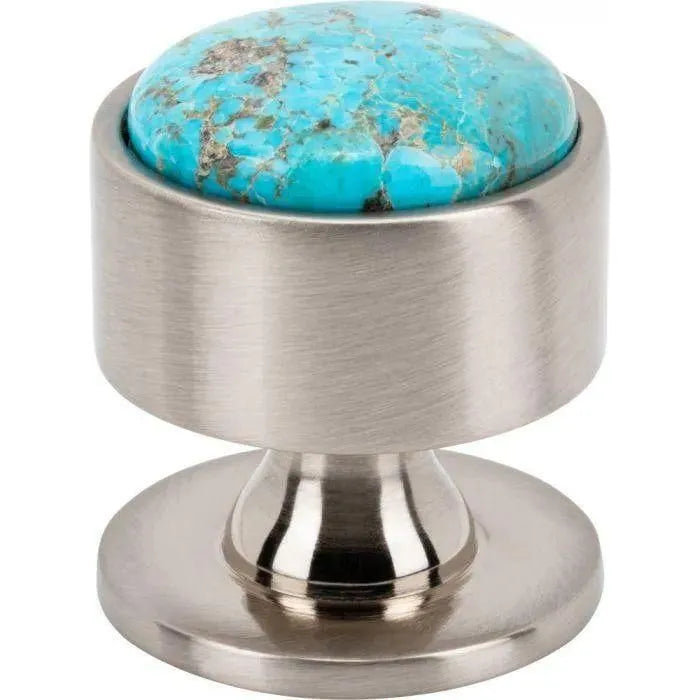 Vesta Fine Hardware - Firesky Mohave Turquoise Knob - V7564PN | Montreal Lighting & Hardware