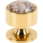 Vesta Fine Hardware - Firesky Mohave Yellow Knob - V7552PB | Montreal Lighting & Hardware