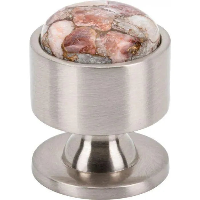 Vesta Fine Hardware - Firesky Mohave Yellow Knob - V7562BSN | Montreal Lighting & Hardware