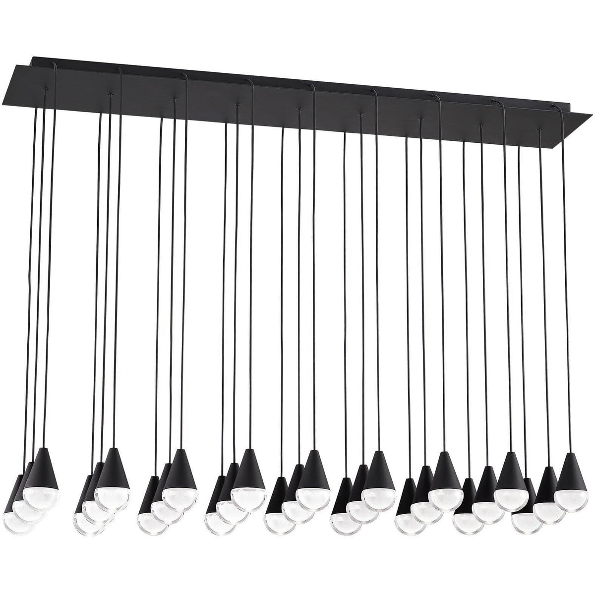 Visual Comfort Modern Collection - Cupola LED Linear Chandelier - 700TRSPCPA27TB-LED930120 | Montreal Lighting & Hardware