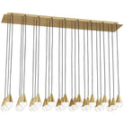 Visual Comfort Modern Collection - Cupola LED Linear Chandelier - 700TRSPCPA27TNB-LED930120 | Montreal Lighting & Hardware