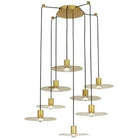 Visual Comfort Modern Collection - Eaves LED Chandelier - 700TRSPEVS18TB-LED930120 | Montreal Lighting & Hardware