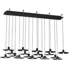 Visual Comfort Modern Collection - Eaves LED Chandelier - 700TRSPEVS18TB-LED930120 | Montreal Lighting & Hardware