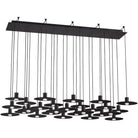 Visual Comfort Modern Collection - Eaves LED Chandelier - 700TRSPEVS27TB-LED930120 | Montreal Lighting & Hardware