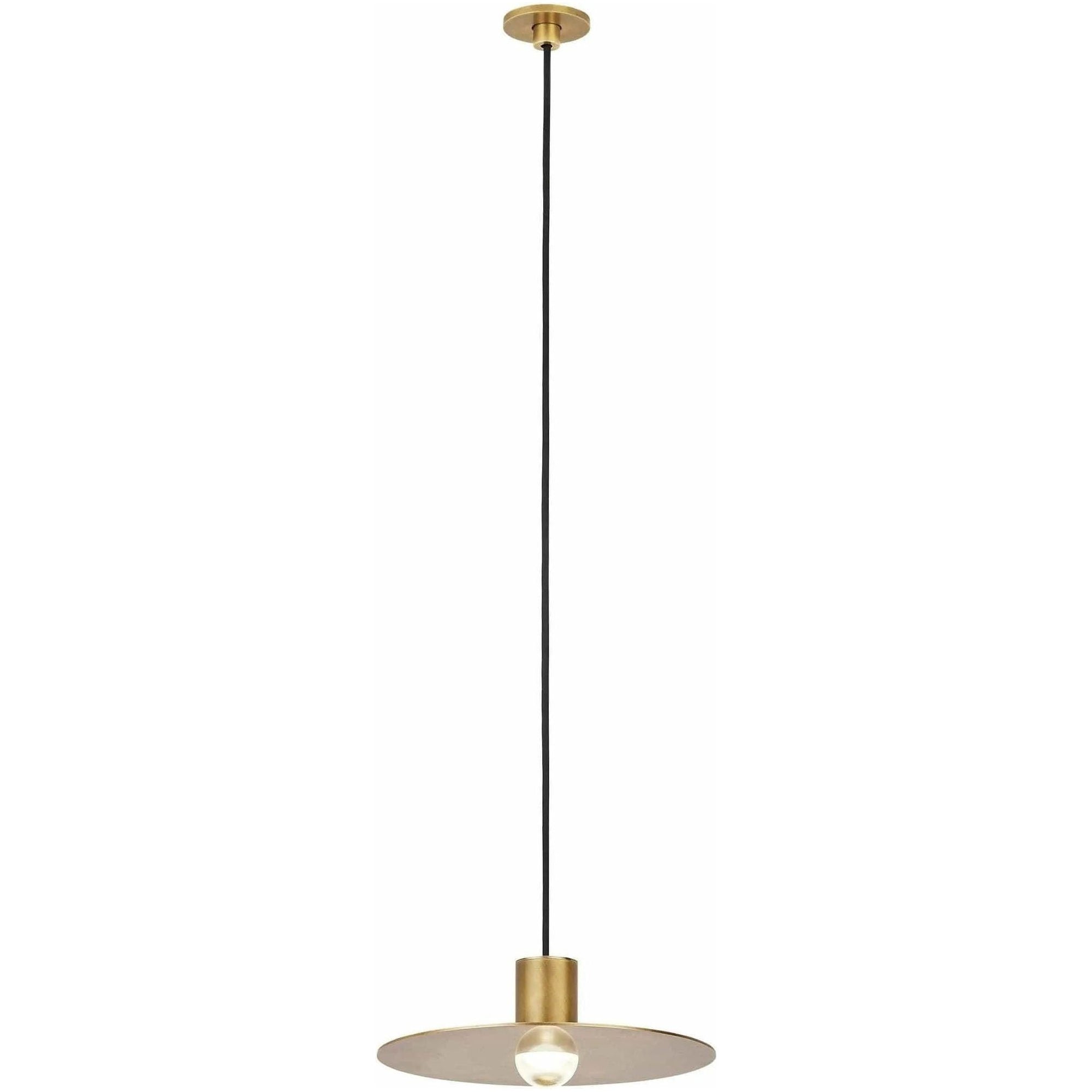 Visual Comfort Modern Collection - Eaves LED Pendant - 700TRSPAEVS1PB-LED930 | Montreal Lighting & Hardware