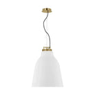 Visual Comfort Modern Collection - Forge Tall Pendant - SLPD12727WNB | Montreal Lighting & Hardware