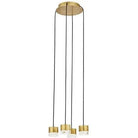 Visual Comfort Modern Collection - Gable LED Chandelier - 700TRSPGBL18TB-LED930120 | Montreal Lighting & Hardware