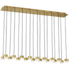 Visual Comfort Modern Collection - Gable LED Chandelier - 700TRSPGBL18TNB-LED930120 | Montreal Lighting & Hardware
