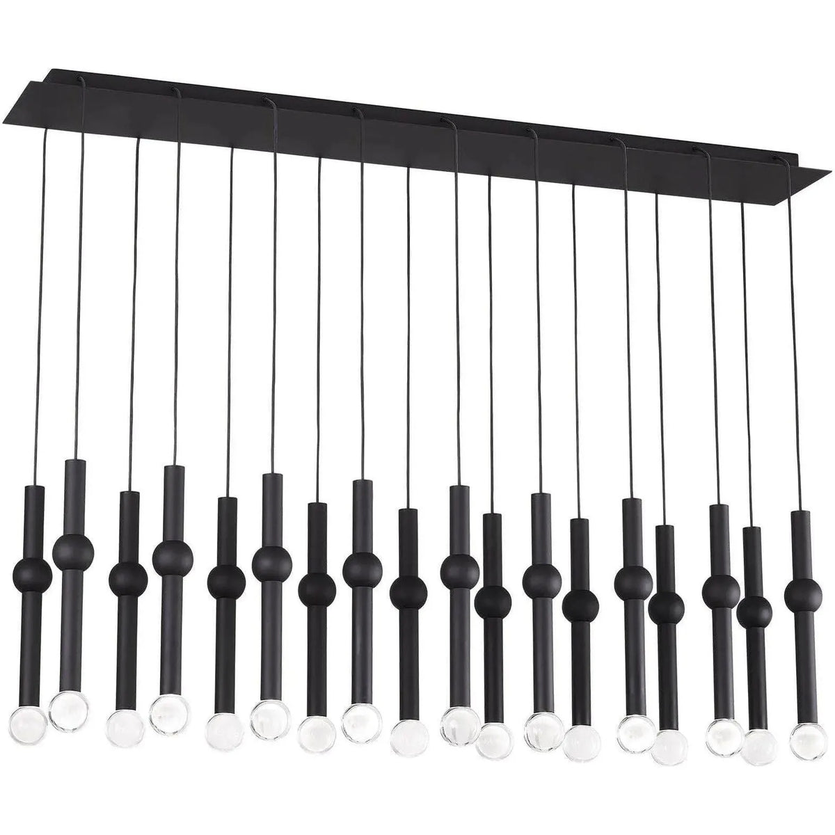 Visual Comfort Modern Collection - Guyed LED Chandelier - 700TRSPGYD18TB-LED930120 | Montreal Lighting & Hardware