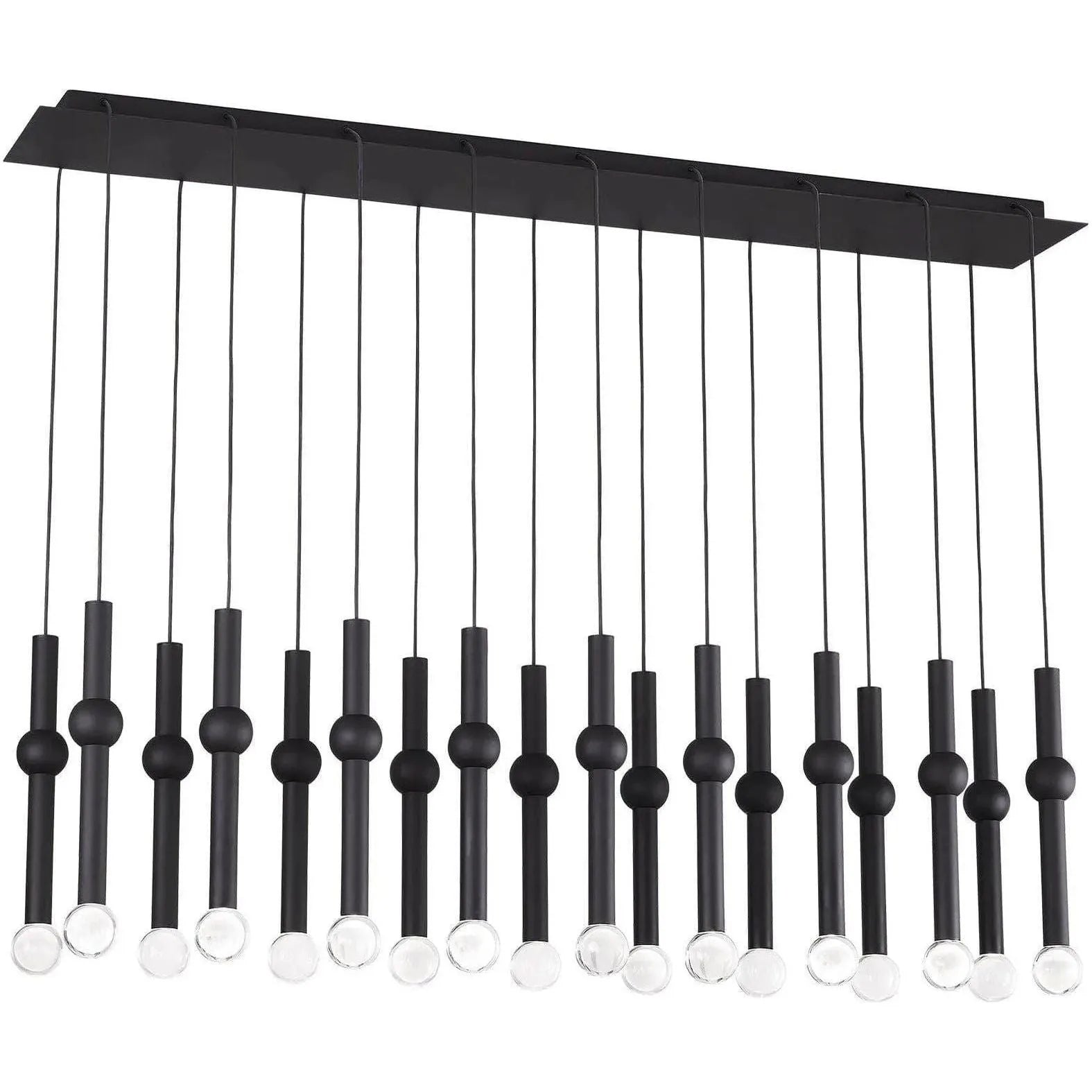 Visual Comfort Modern Collection - Guyed LED Chandelier - 700TRSPGYD18TB-LED930120 | Montreal Lighting & Hardware