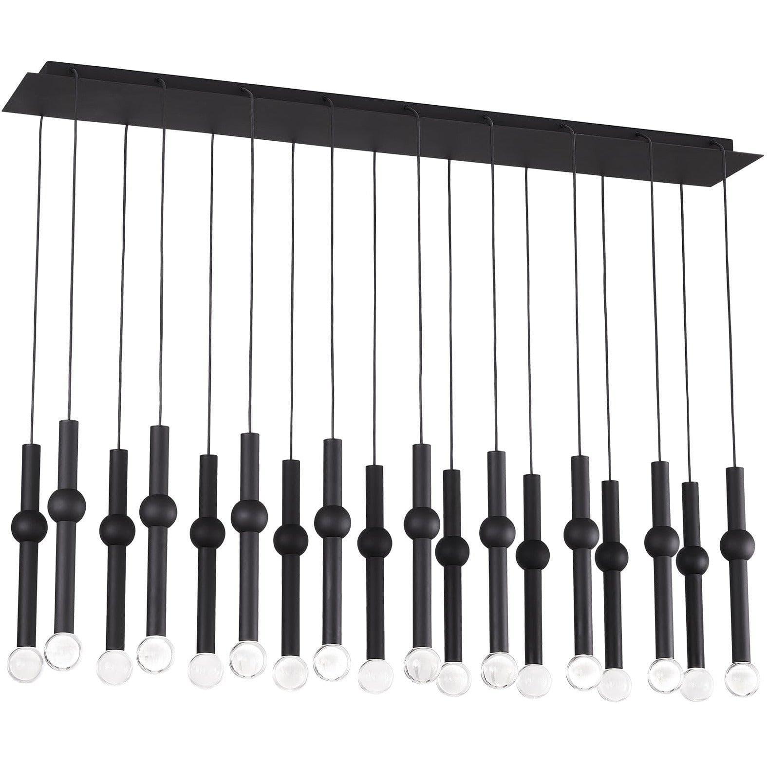 Visual Comfort Modern Collection - Guyed LED Chandelier - 700TRSPGYD18TB-LED930120 | Montreal Lighting & Hardware