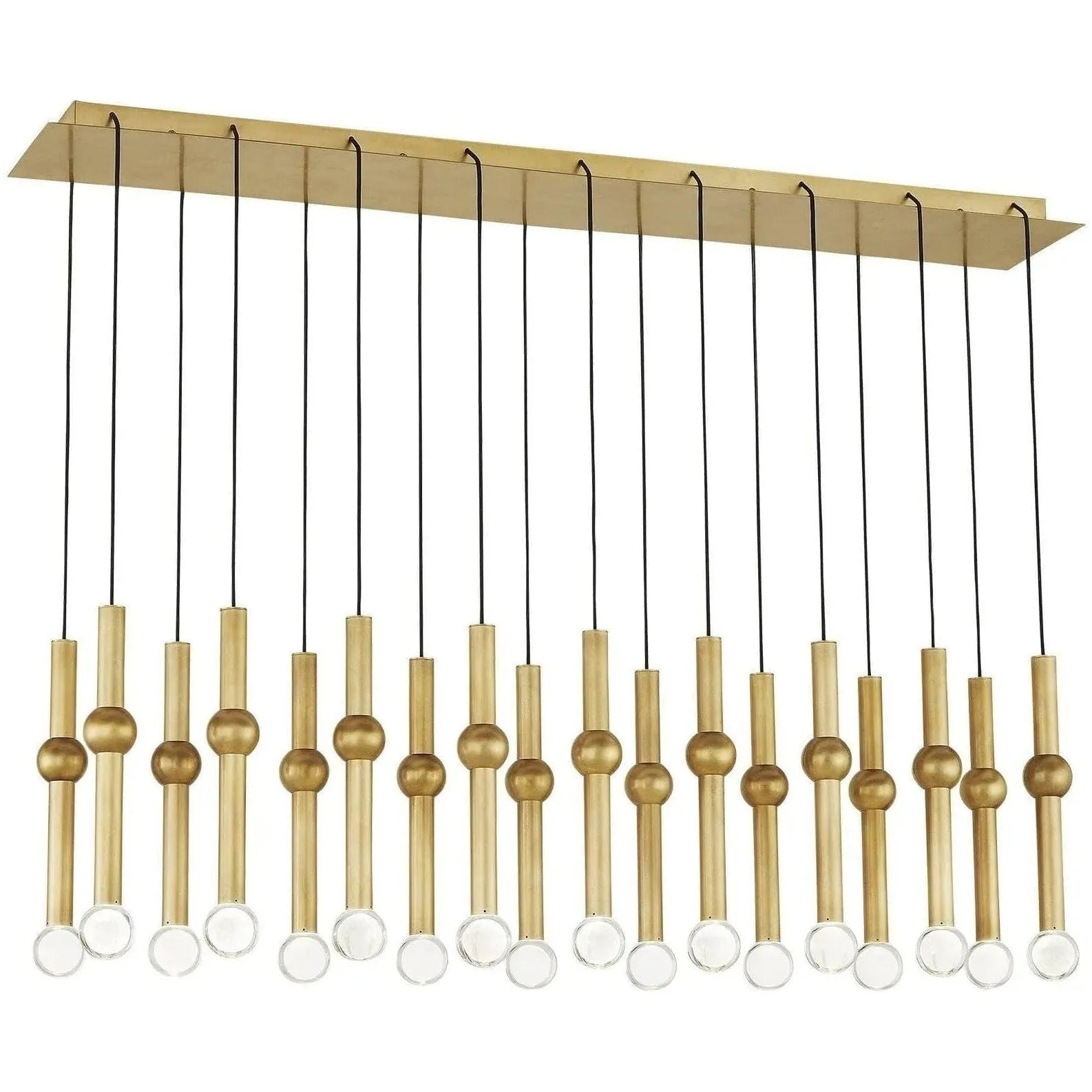 Visual Comfort Modern Collection - Guyed LED Chandelier - 700TRSPGYD18TB-LED930120 | Montreal Lighting & Hardware
